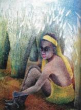 ASUDEV'S PAINTING 'IN THE CORNFIELD'